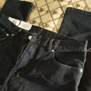 New H&M Slim Jeans Dark Blue Wash Sz.34